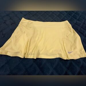 Nike Neon Yellow Athletic Tennis Skirt